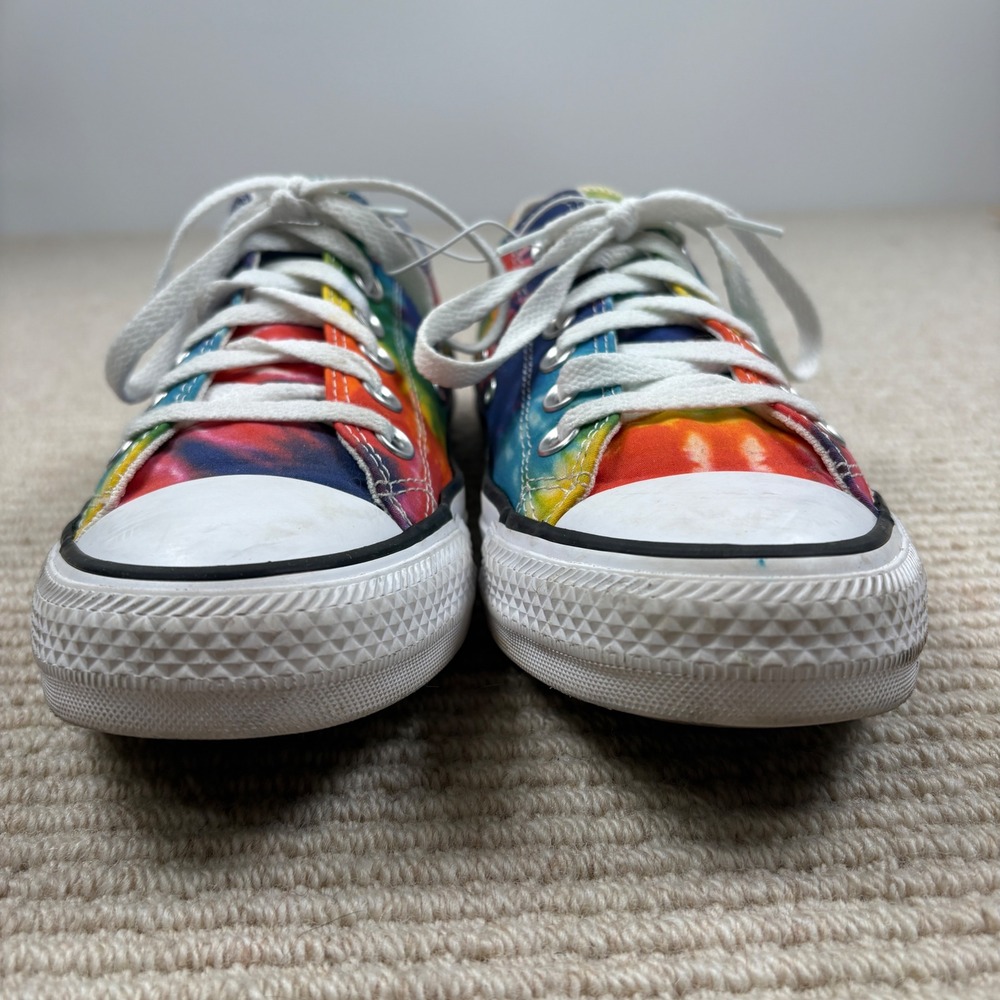 Converse Chuck Taylor All Star Shoes Womens 7 Mens 5 Rainbow Tie Dye Hippie Boho - Picture 9 of 10